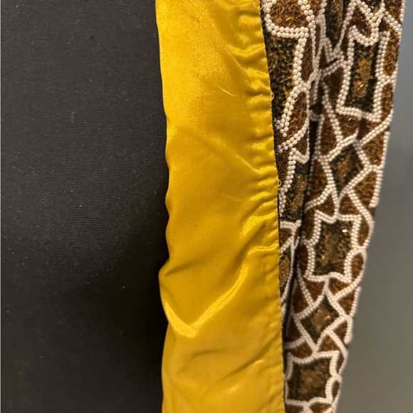 Black and Gold Animal Print Blazer & Suit Jacket - Picture 8 of 9